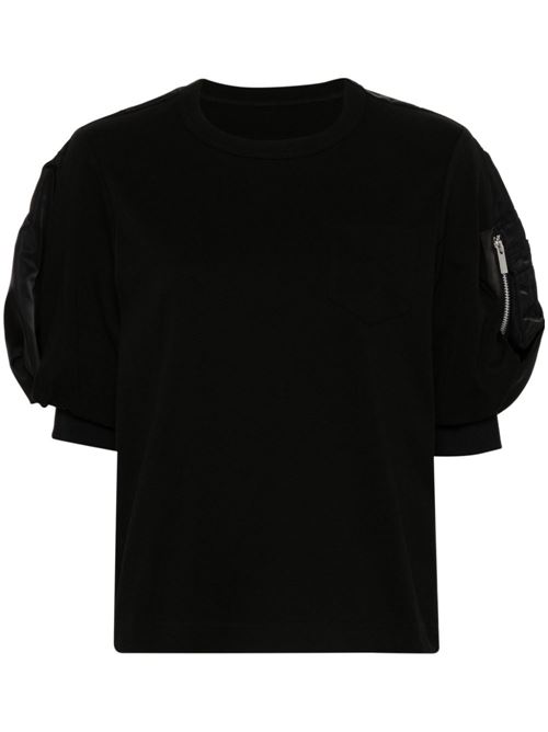 T-shirt in cotone SACAI | SCW239002