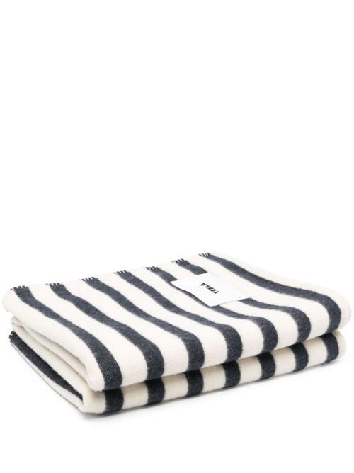 Wool blanket TEKLA | LBSS130X180MAGPIESTRIPES