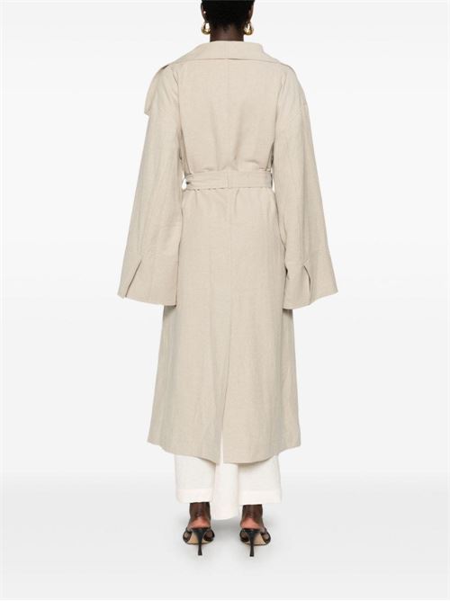 Linen trench coat TOTEME | 243WRO3318FB0196044