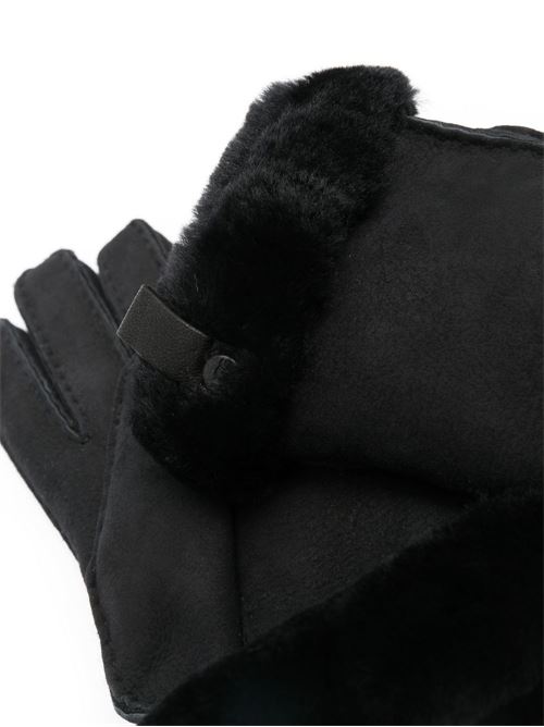 Leather gloves UGG | 17367SHORTYGLOVEWLEATHERTRIMBLK