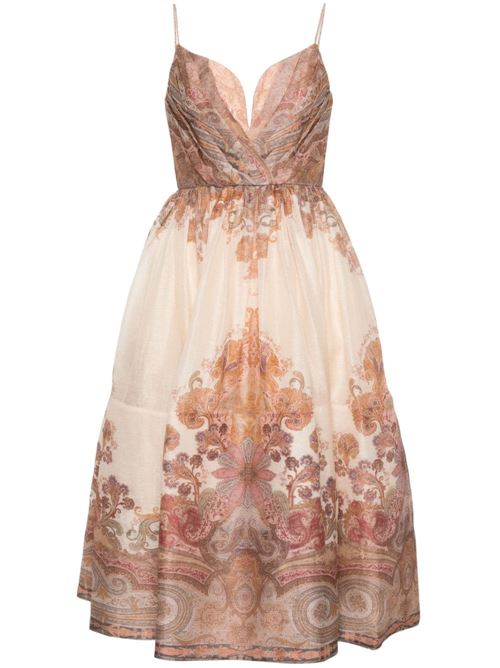 Draped dress with illustration ZIMMERMANN | 0571DF241CMP