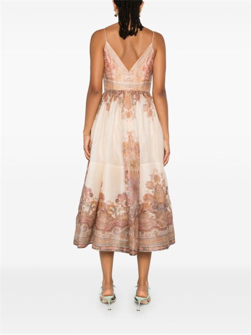 Draped dress with illustration ZIMMERMANN | 0571DF241CMP