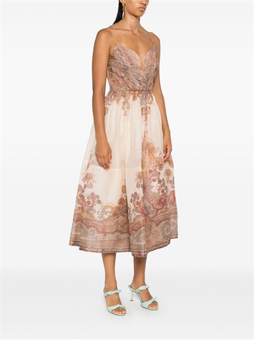 Draped dress with illustration ZIMMERMANN | 0571DF241CMP