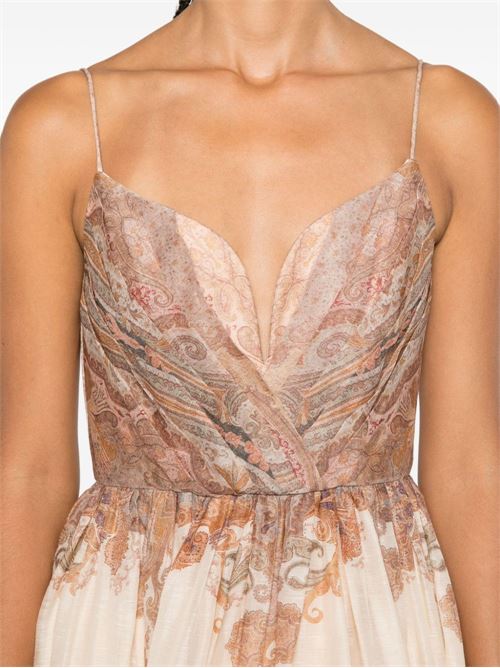 Draped dress with illustration ZIMMERMANN | 0571DF241CMP