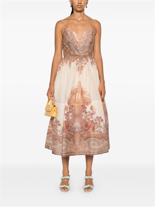 Draped dress with illustration ZIMMERMANN | 0571DF241CMP