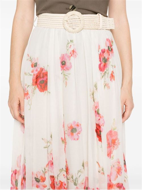 Lightburst midi skirt ZIMMERMANN | 1134SSS246CRERFL