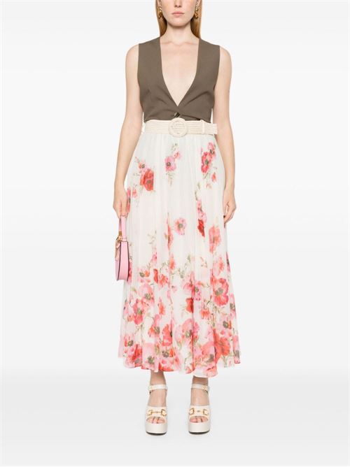 Lightburst midi skirt ZIMMERMANN | 1134SSS246CRERFL