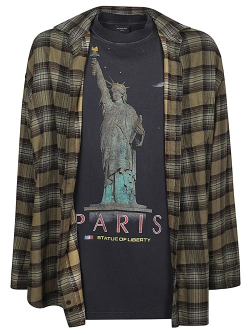 Camicia Paris Liberty Layered BALENCIAGA | 794656TQM202880