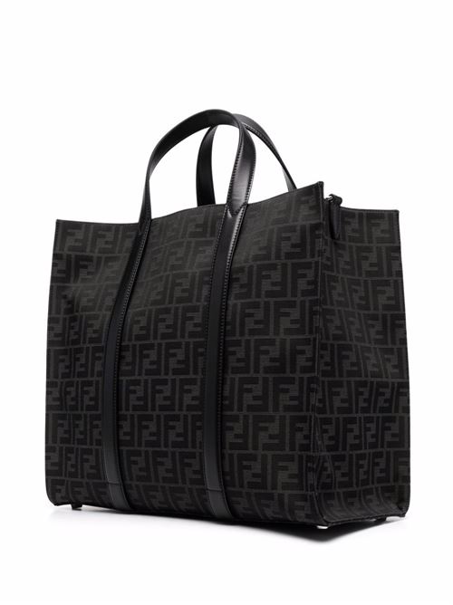 FF Jacquard Shopper Bag FENDI | 7VA390AG0MF0NPN