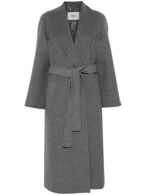 Long wool coat FENDI | FF6039A5HDF1IHH