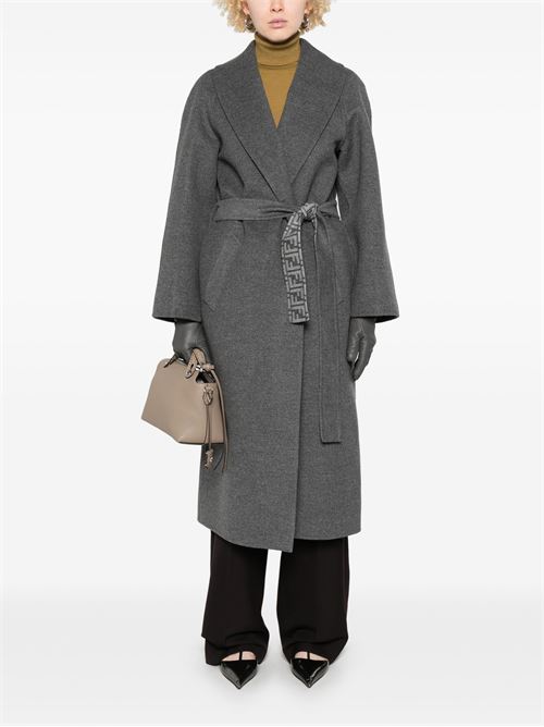 Long wool coat FENDI | FF6039A5HDF1IHH