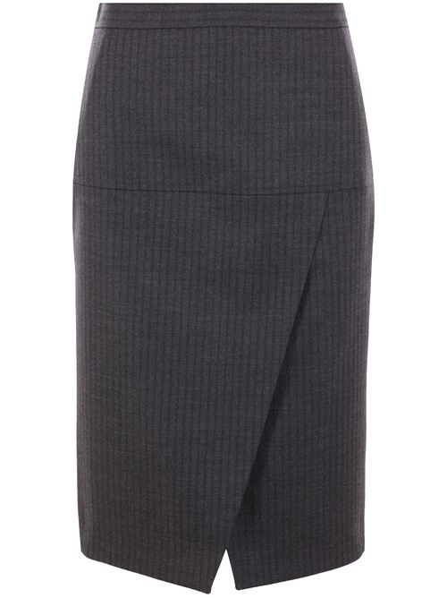 Pinstripe midi skirt FENDI | FQ7590ASZ3F0TY6