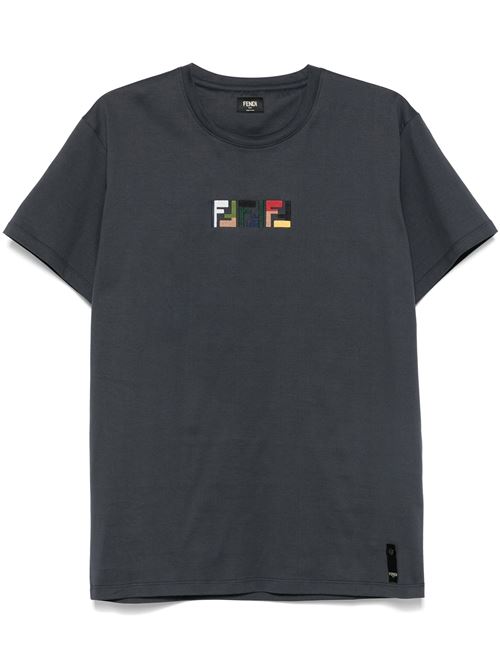 Cotton T-shirt FENDI | FY1319AU1MF0QN0