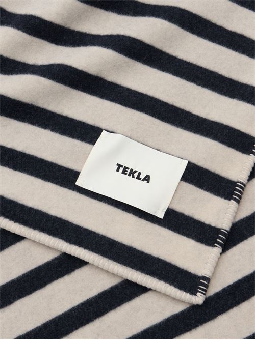 Wool blanket TEKLA | LBSS130X180MAGPIESTRIPES