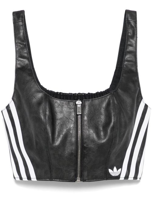 Eco-leather top ADIDAS | JY6309FAUXLTHRTOPBLACK