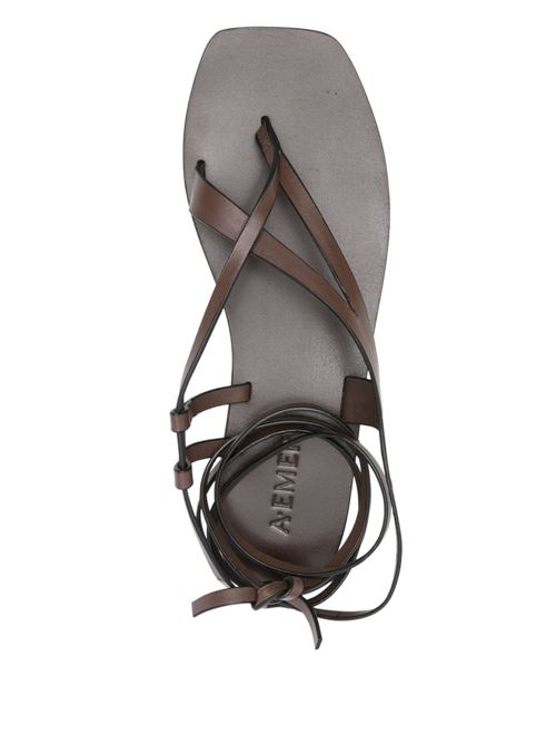 Lace-up sandal A.EMERY | 242263WALNUT