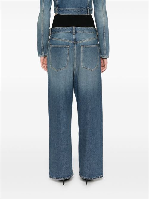 Jeans wide leg ALAIA | AA9P0155T5364525