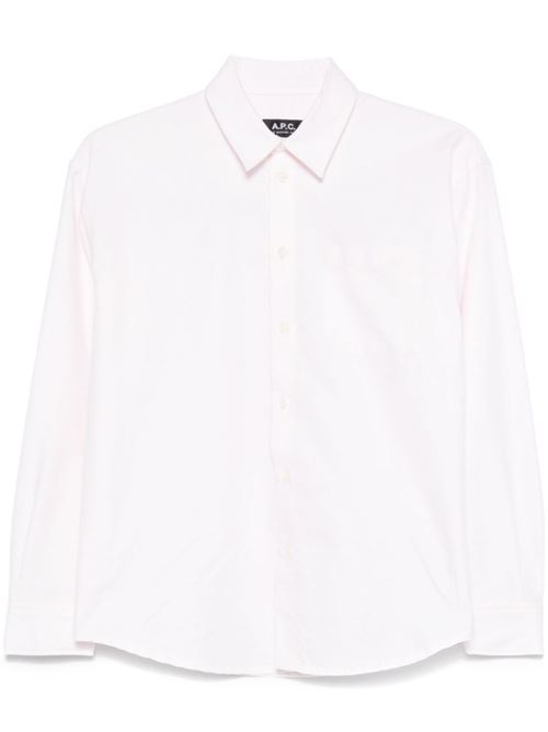 Organic cotton shirt A.P.C. | COECKF12550FAB