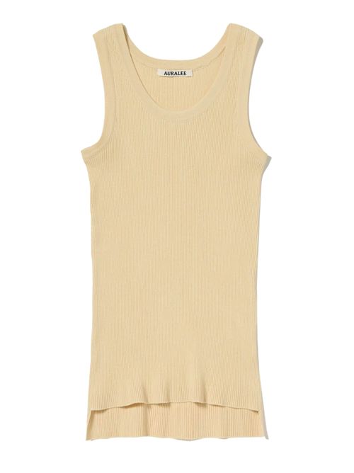 Canotta in cotone AURALEE | A00T03HRYELLOWBEIGE