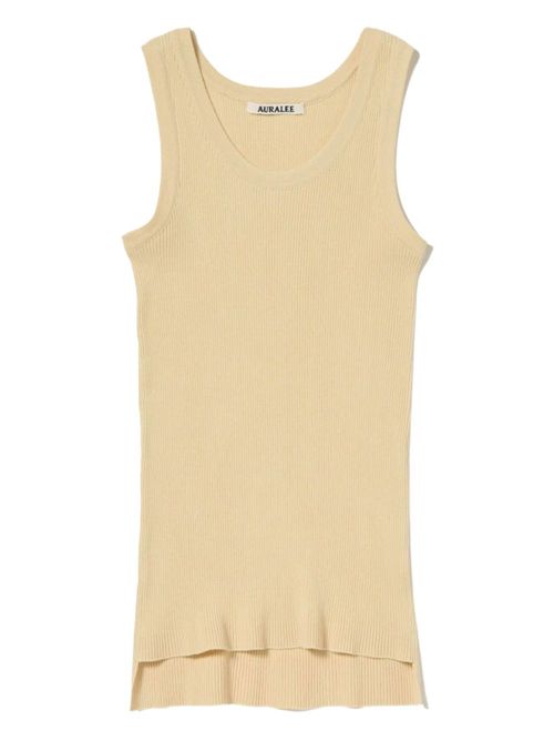 Canotta in cotone AURALEE | A00T03HRYELLOWBEIGE