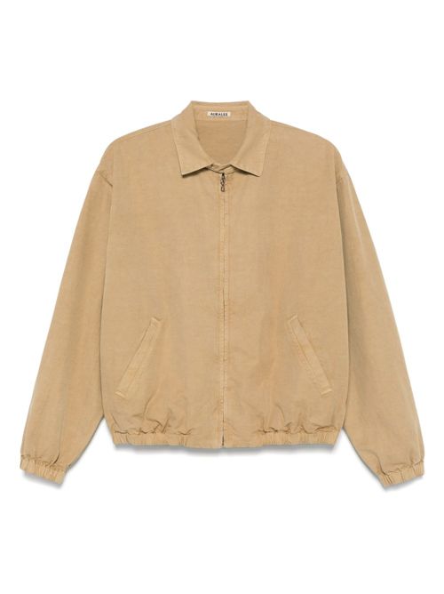 Bomber in cotone AURALEE | A25SB01FDDYEDBEIGE