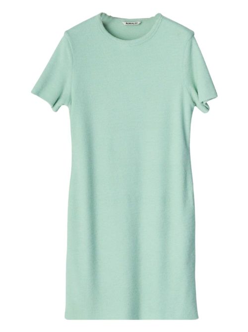 Wool mini dress AURALEE | A25SD03UPLIGHTAQUA