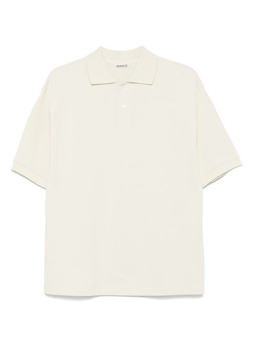 Polo in cotone AURALEE | A25SP01SKPISTACHIO