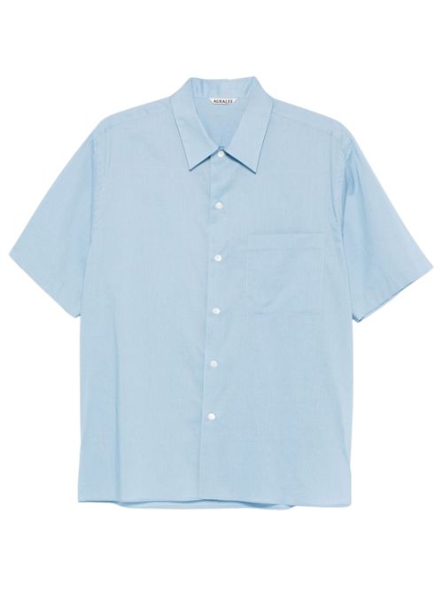 Camicia maniche corte AURALEE | A25SS03TLLIGHTBLUE