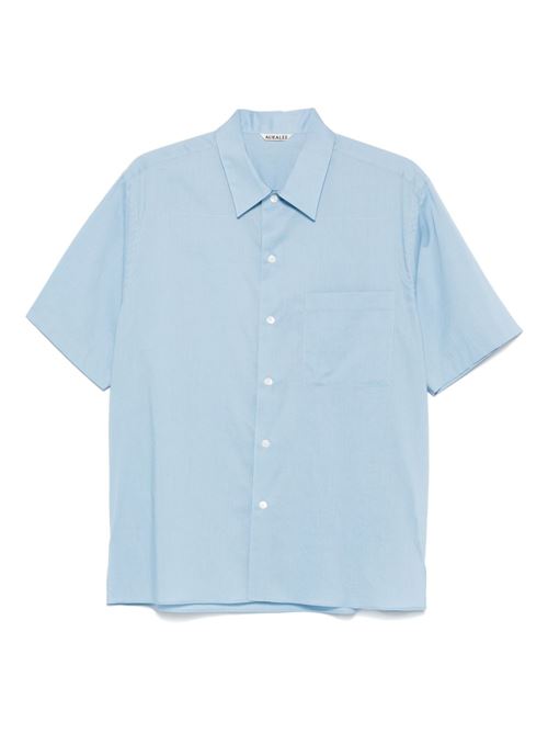 Camicia maniche corte AURALEE | A25SS03TLLIGHTBLUE