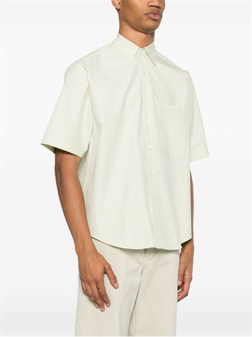 Camicia in cotone AURALEE | A25SS03TNLIGHTGREEN
