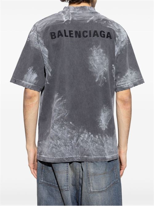 Bleached Effect T-shirt BALENCIAGA | 764235TRVI88499