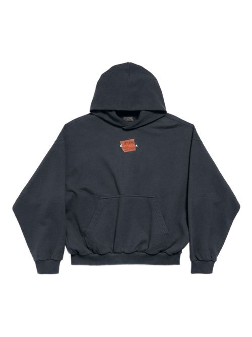 Taped Bal Back Sweatshirt BALENCIAGA | 767877TSVG18737
