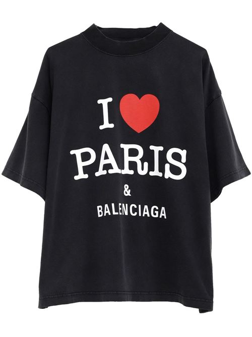 T-shirt I love Paris BALENCIAGA | 818431TRVU91041