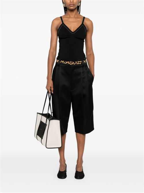 Bermuda shorts with pleats CARVEN | 6251K21128DEEPBLACK