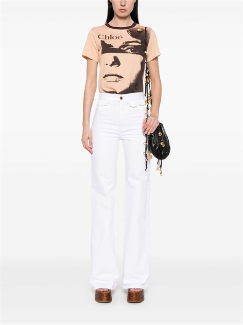 High-waisted straight jeans CHLOE' | CH25UDP03150101