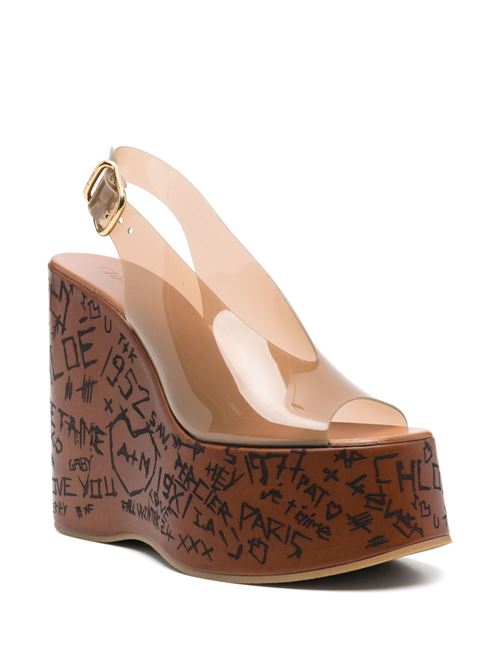 Maxime Wedge Sandal CHLOE' | CHC25U09ZRT260