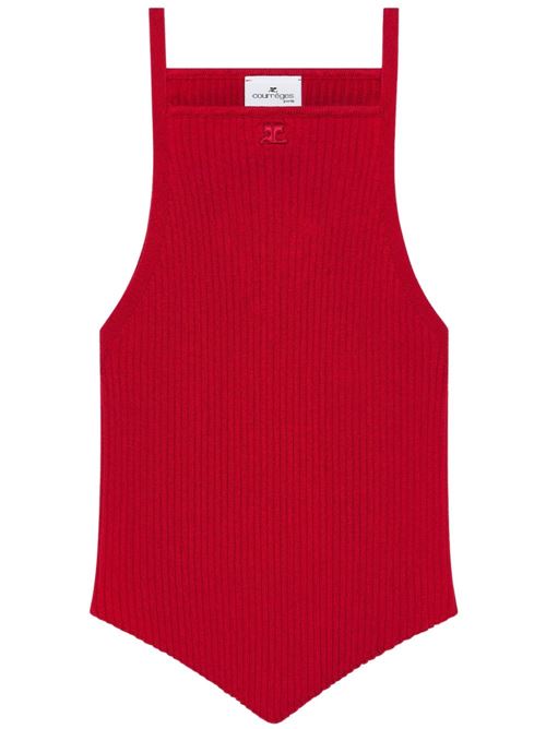 Ribbed Tank Top COURRÈGES | 125MTO042FI00014015