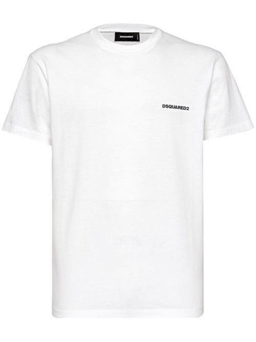 T-shirt in cotone con logo DSQUARED | S74GD1338D20020100