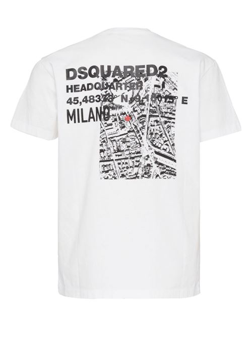 Cotton T-shirt with logo DSQUARED | S74GD1338D20020100