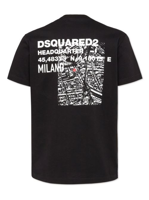 T-shirt in cotone con logo DSQUARED | S74GD1338D20020900