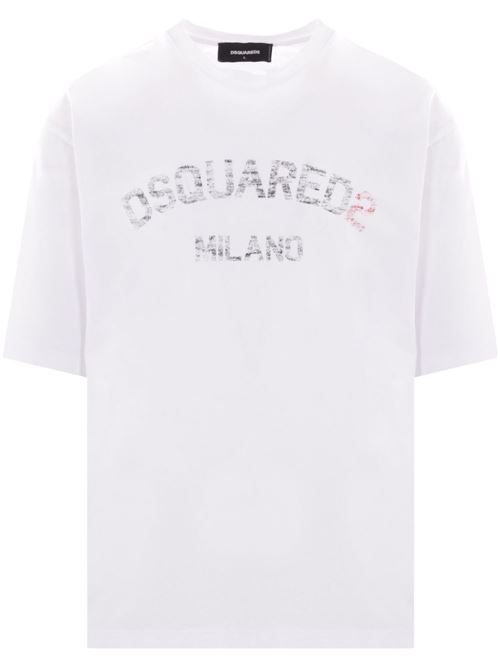 T-shirt con stampa DSQUARED | S74GD1399D20020100