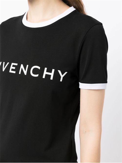 Ringer T-shirt GIVENCHY | BW70BF3YAC004