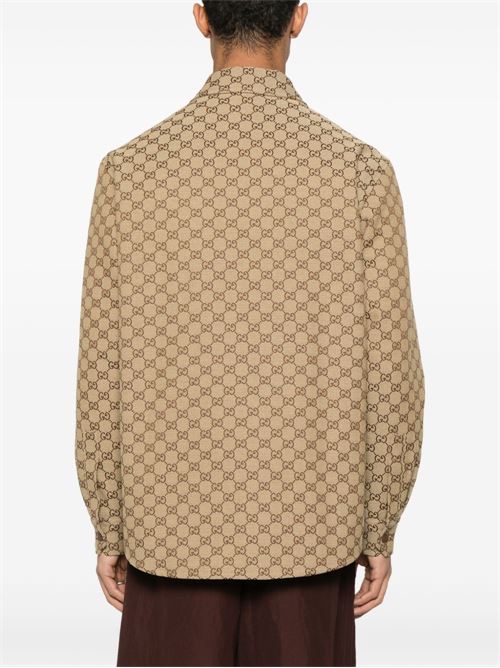 Overshirt in tela GG GUCCI | 794808ZAF4S2580