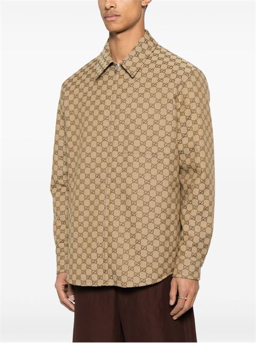 Overshirt in tela GG GUCCI | 794808ZAF4S2580