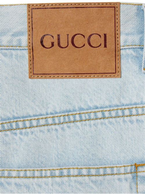 Bermuda in denim GUCCI | 811656XDC6X4692