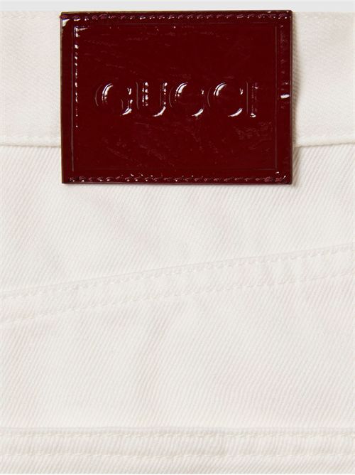 Jeans flared cropped GUCCI | 817989XDC8W9000