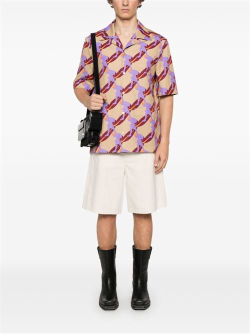 Camicia con stampa GUCCI | 821498Z7AMZ2040