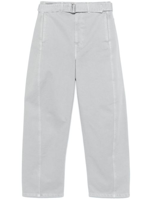 Pantaloni Twisted belted LEMAIRE | PA326ULD1036BK948