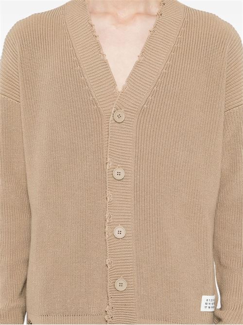 Cardigan con effetto vissuto MM6 | SH0HP0008M13089119