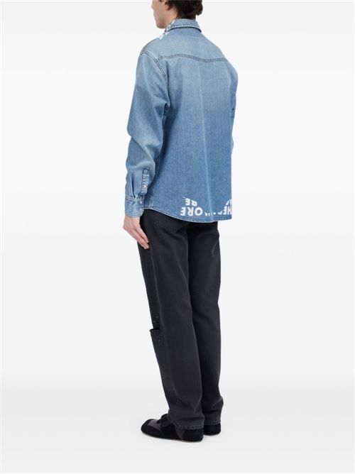 Camicia in denim con stampa MM6 | SH2DT0018M30029961